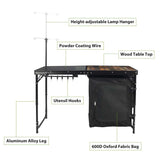 Portable Camping Kitchen Table with Storage Organizer for Outdoor From Redcamp