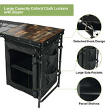 Portable Camping Kitchen Table with Storage Organizer for Outdoor From Redcamp