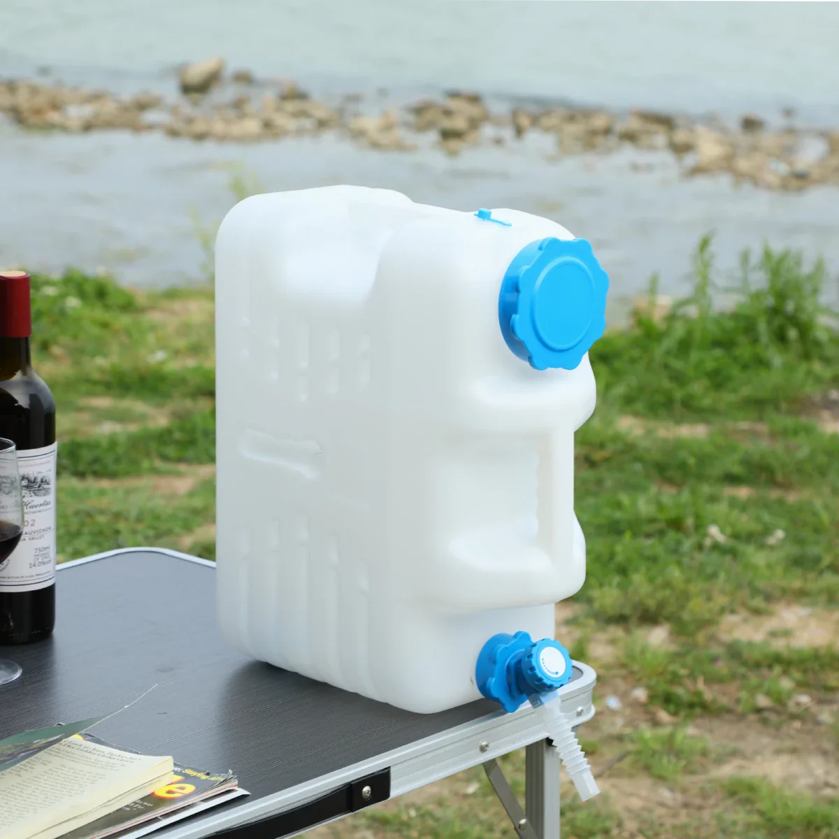 Portable Camping Water Container with Spigot and Wheels From Redcamp