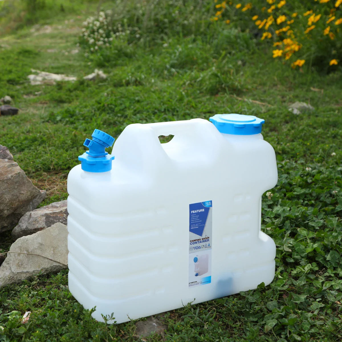 Portable Camping Water Container with Spigot and Wheels From Redcamp