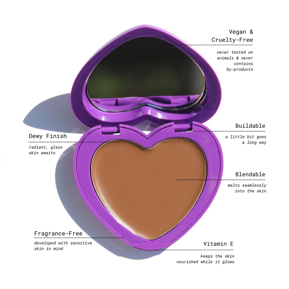Candy Paint Cream Bronzer from Half Caked - Multi-Use Cream Color for Eyes, Lips and Cheeks