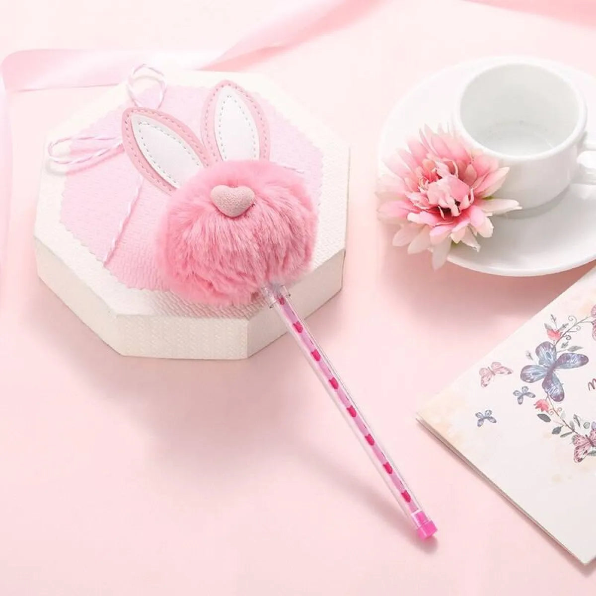 1X Candy Plush Rabbit Gel Pen from Kawaii Stop