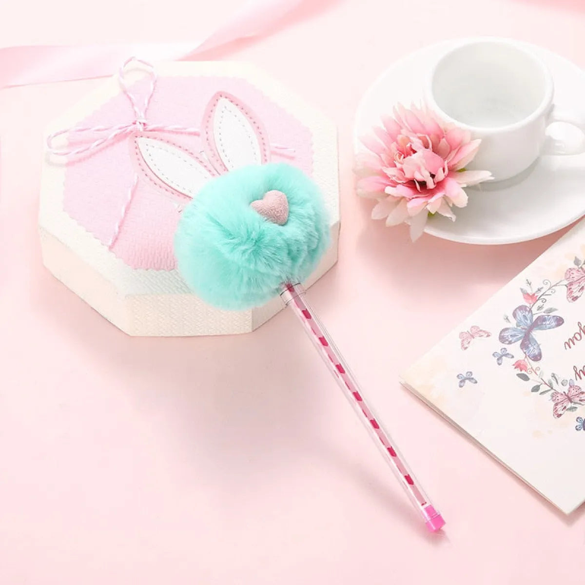 1X Candy Plush Rabbit Gel Pen from Kawaii Stop