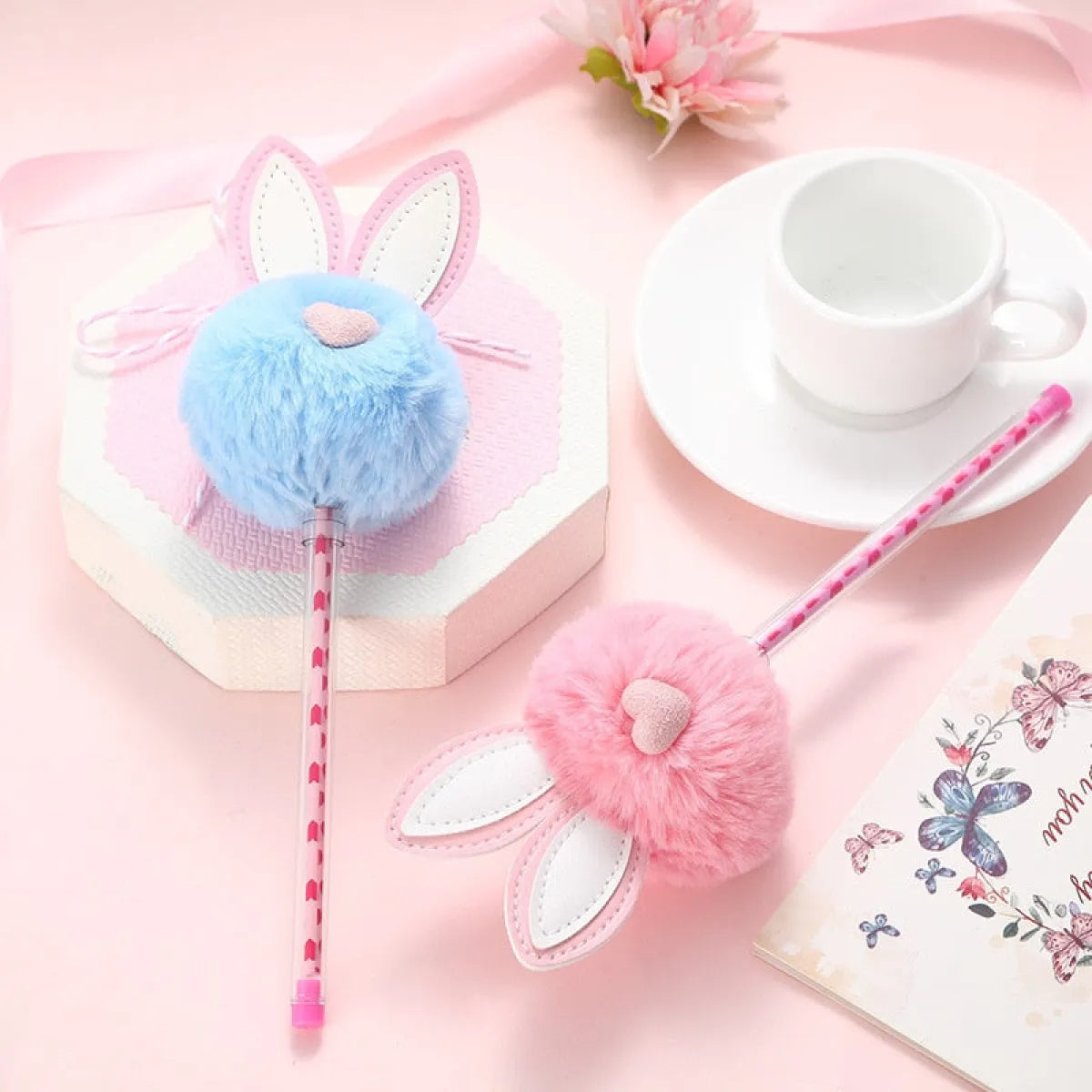 1X Candy Plush Rabbit Gel Pen from Kawaii Stop