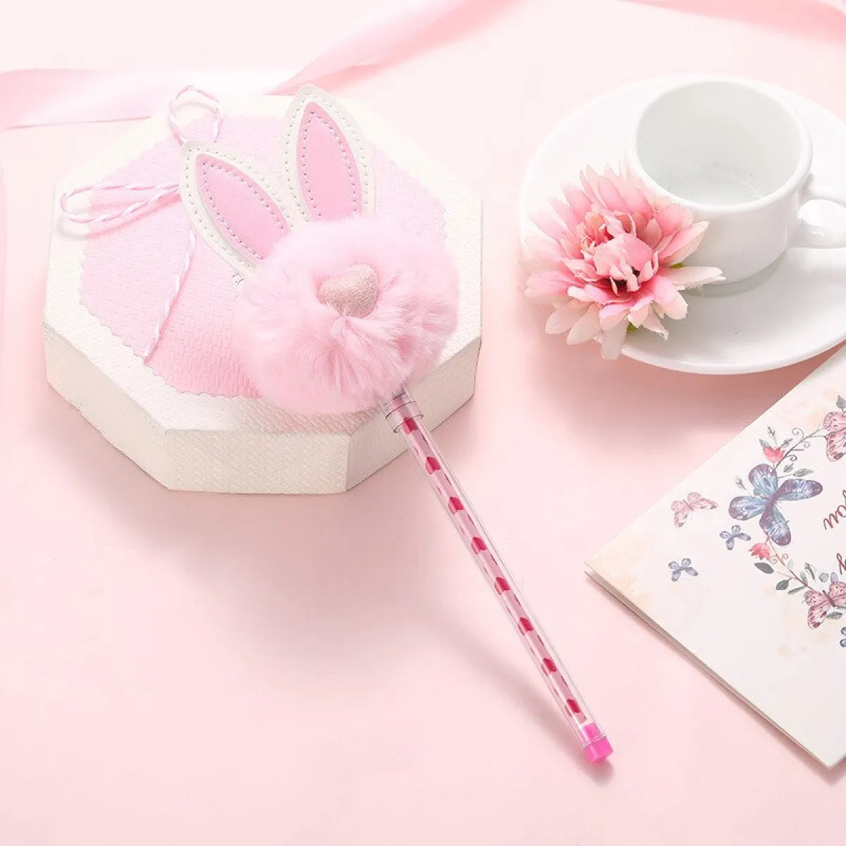 1X Candy Plush Rabbit Gel Pen from Kawaii Stop