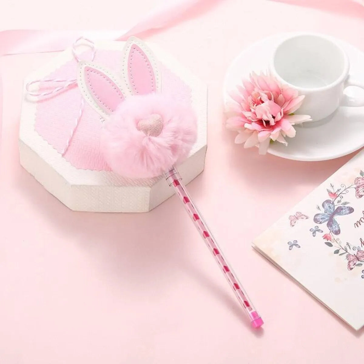 1X Candy Plush Rabbit Gel Pen from Kawaii Stop
