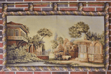 Tache Tapestry Middle Eastern Golden Palace Landscape Wall Hanging Art Mural 27 x 49 (351) from Tache Home Fashion