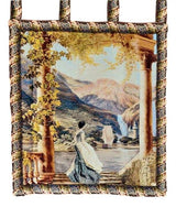 Tache Tapestry Faraway Longing Coastal Mountain Range Wall Hanging Artwork 28 x 31 (13606) from Tache Home Fashion