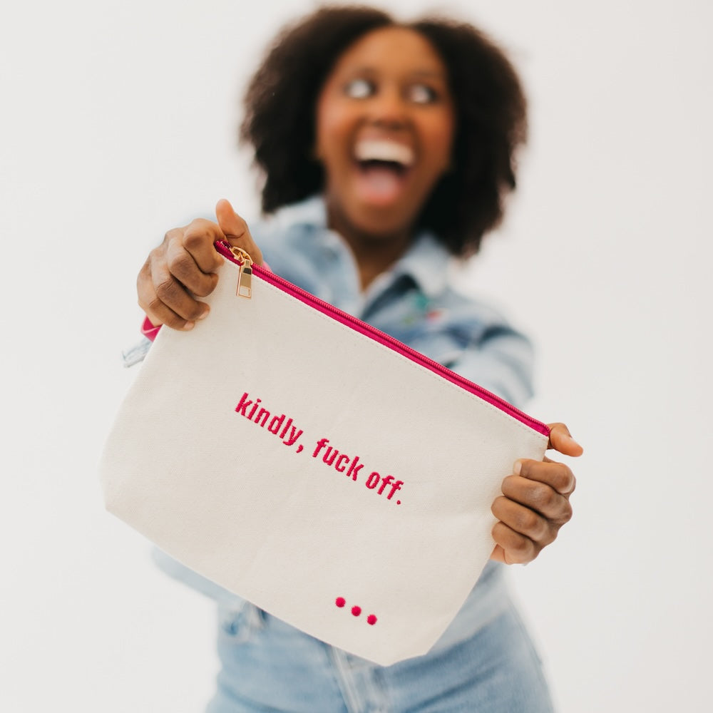 Canvas Catch All Pouch from Pretty Simple