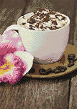 Cappuccino WD037 14.9 x 10.6 inches Wizardi Diamond Painting Kit from Wizardi