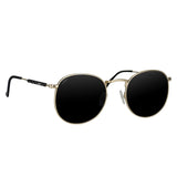 ●CAPTAIN● Real Carbon Fiber Sunglasses (Polarized Lens | Carbon Fiber Temples | Gold) from Simply Carbon Fiber