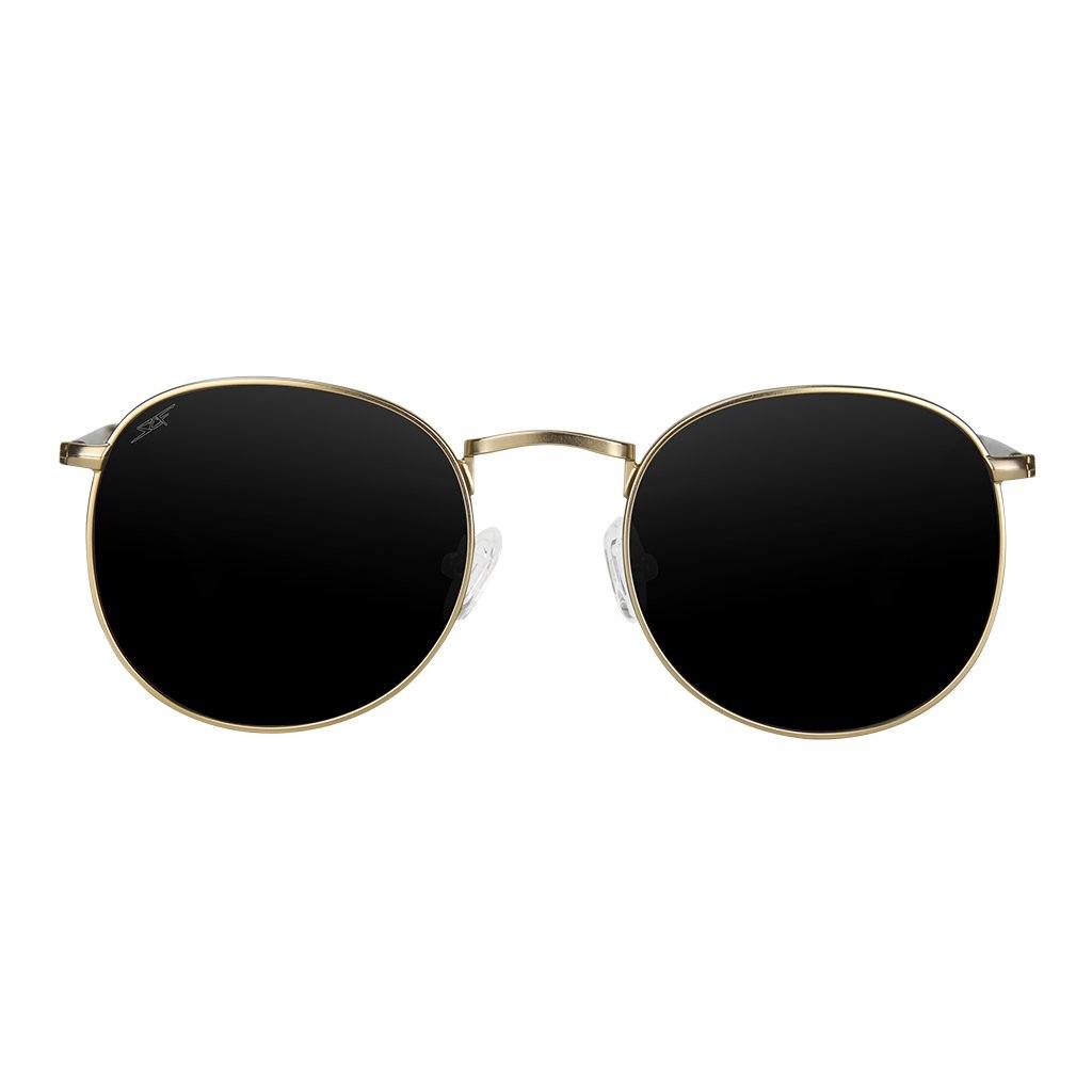 ●CAPTAIN● Real Carbon Fiber Sunglasses (Polarized Lens | Carbon Fiber Temples | Gold) from Simply Carbon Fiber
