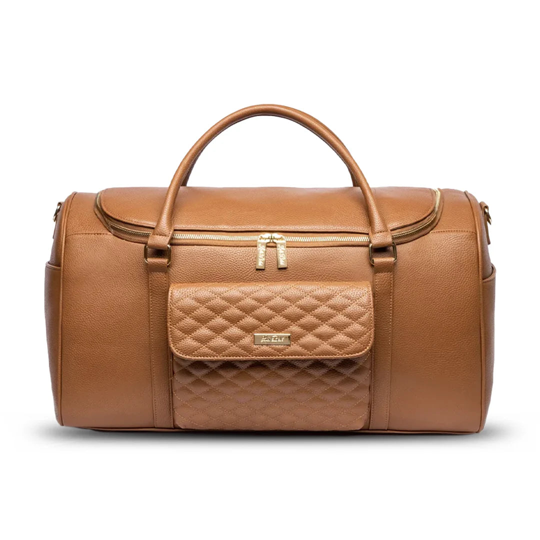 Monaco Travel Bag | Caramel Brown From Luli Bebé