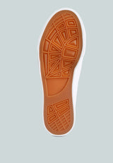 Carew Solid Canvas High Top Sneakers from London Rag International