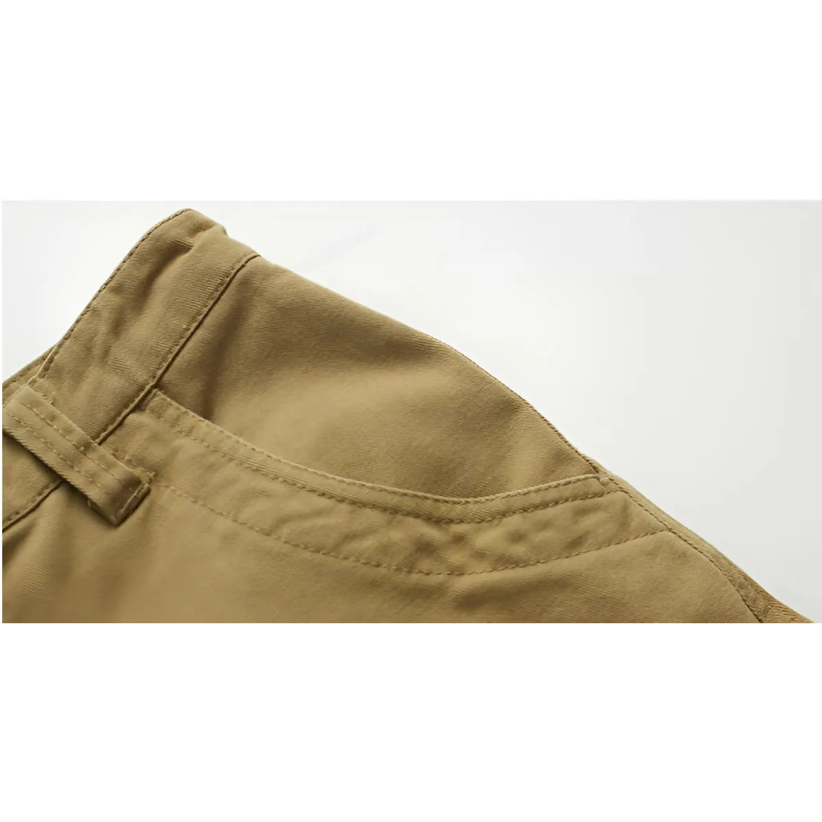 Patterned Button Cotton Cargo Trousers Shorts Strap from Kawaii Stop