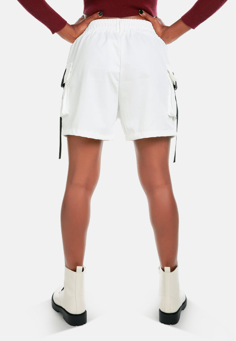 Cargo High Waisted Shorts from London Rag International