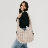 Carmen Quilted Hobo Tote Bag from Pretty Simple