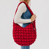 Carmen Quilted Hobo Tote Bag from Pretty Simple