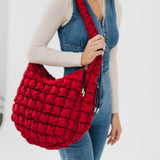 Carmen Quilted Hobo Tote Bag from Pretty Simple