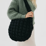 Carmen Quilted Hobo Tote Bag from Pretty Simple