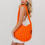 Carmen Quilted Hobo Tote Bag from Pretty Simple