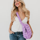 Carmen Quilted Hobo Tote Bag from Pretty Simple
