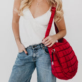 Carmen Quilted Hobo Tote Bag from Pretty Simple