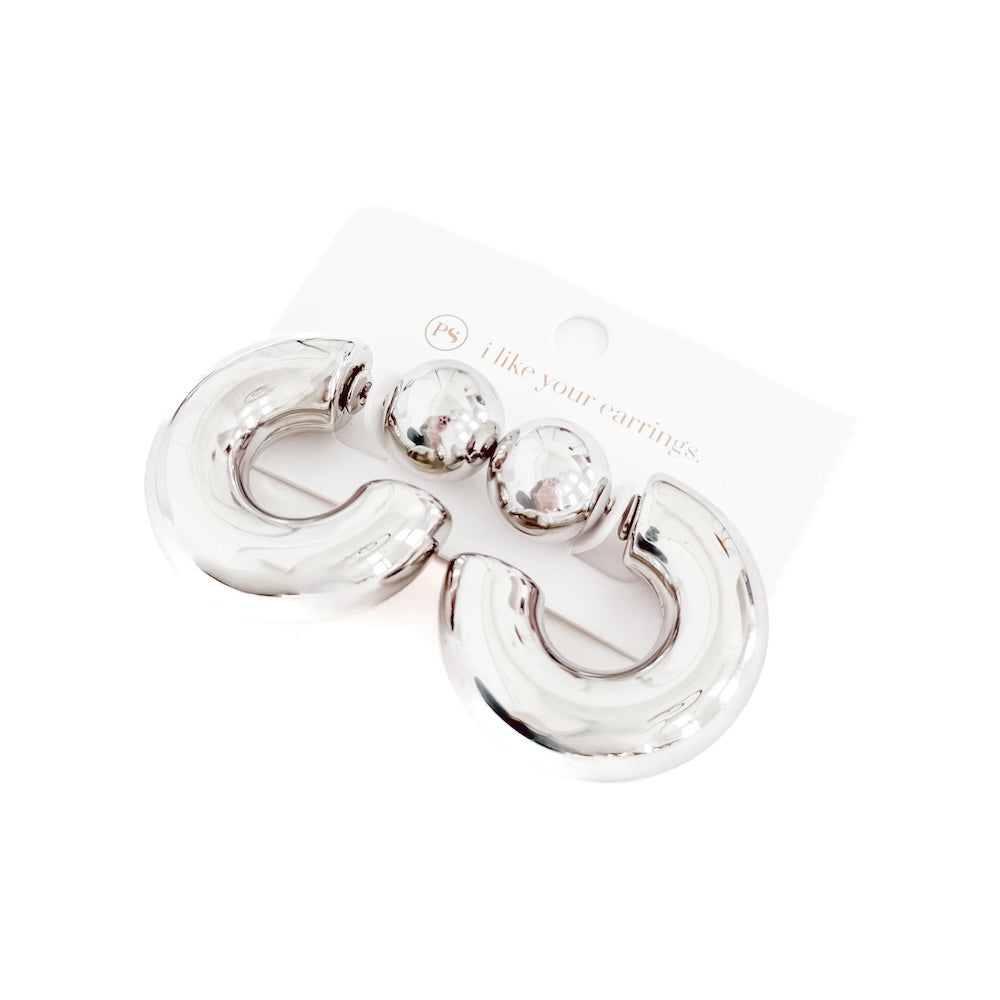 Caroline Hoop Earrings - WATERPROOF from Pretty Simple