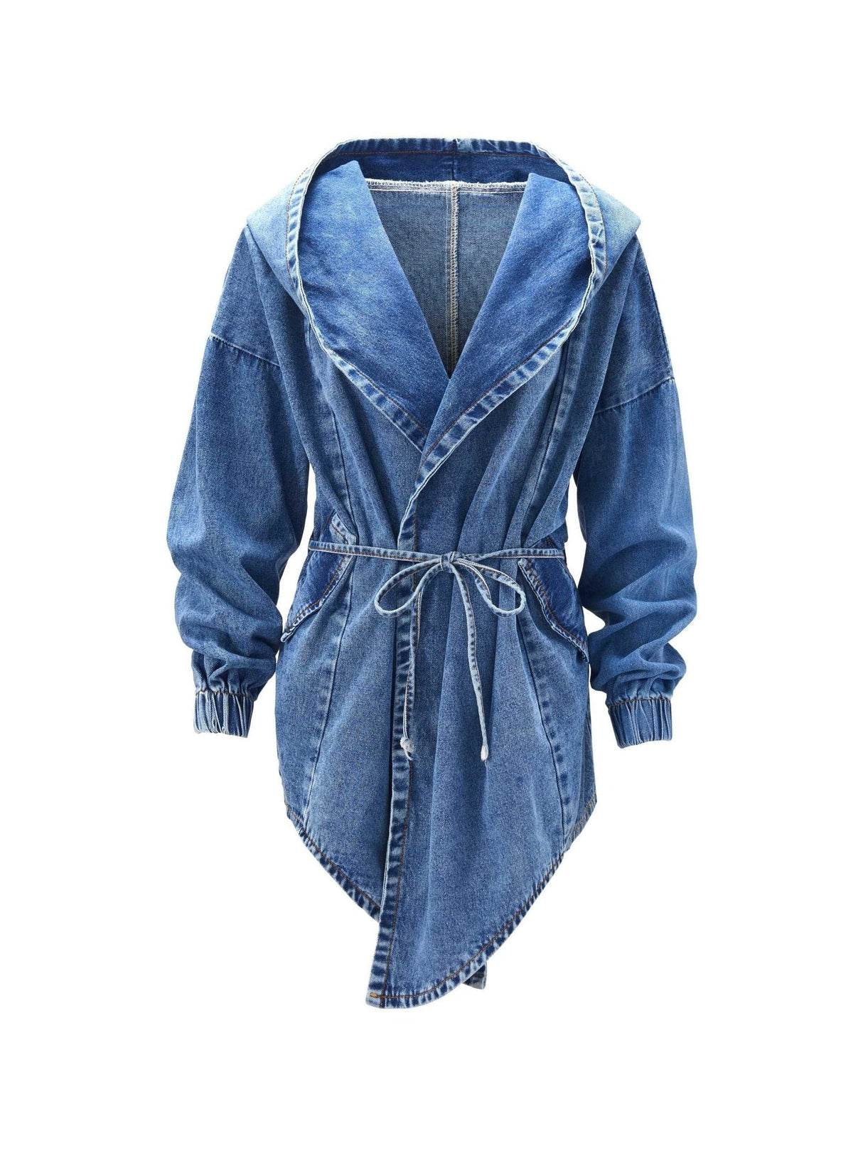 Asymmetrical Denim Jacket from MsDressly