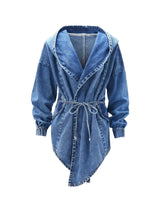 Asymmetrical Denim Jacket from MsDressly