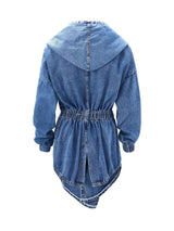 Asymmetrical Denim Jacket from MsDressly
