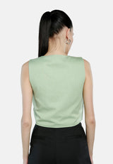 Casual Button Down Vest from London Rag International