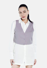 Casual Button Down Vest from London Rag International