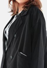 Casual Oversized Double Breasted Jacket from London Rag International