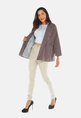 Casual Oversized Double Breasted Jacket from London Rag International
