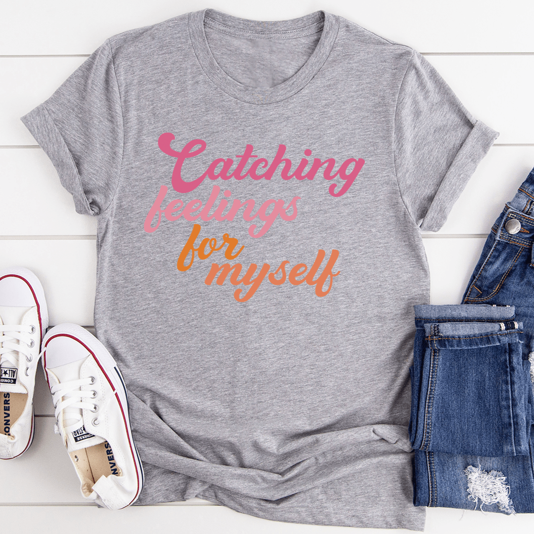 Catching Feelings Tee From Peachy Sunday