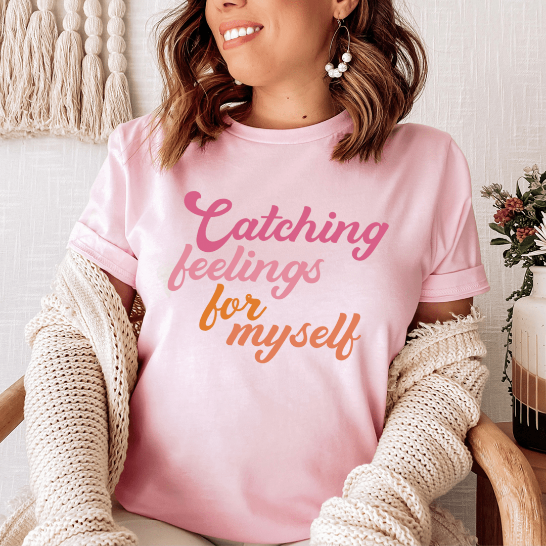 Catching Feelings Tee From Peachy Sunday