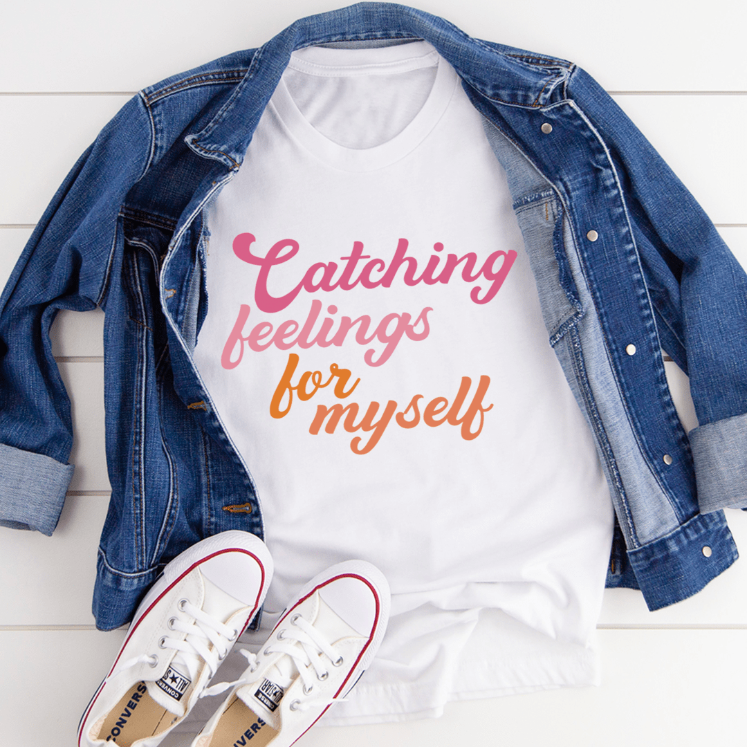 Catching Feelings Tee From Peachy Sunday