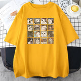 Cats Puzzle Printed T-shirt From Kawaii Stop