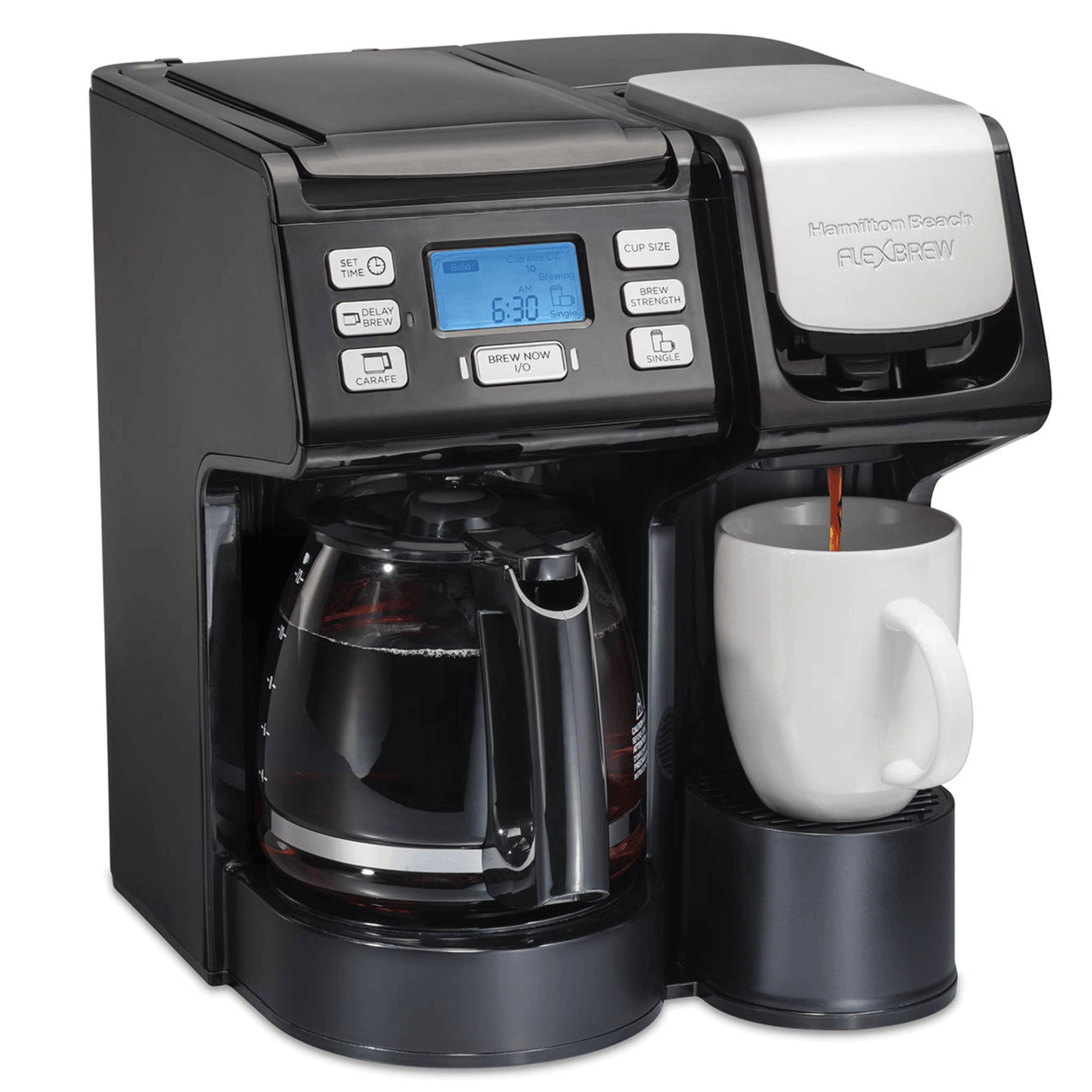 Hamilton Beach FlexBrew Trio K-Cup/12-Cup/Single Serve Coffee Maker from Jupiter Gear Home