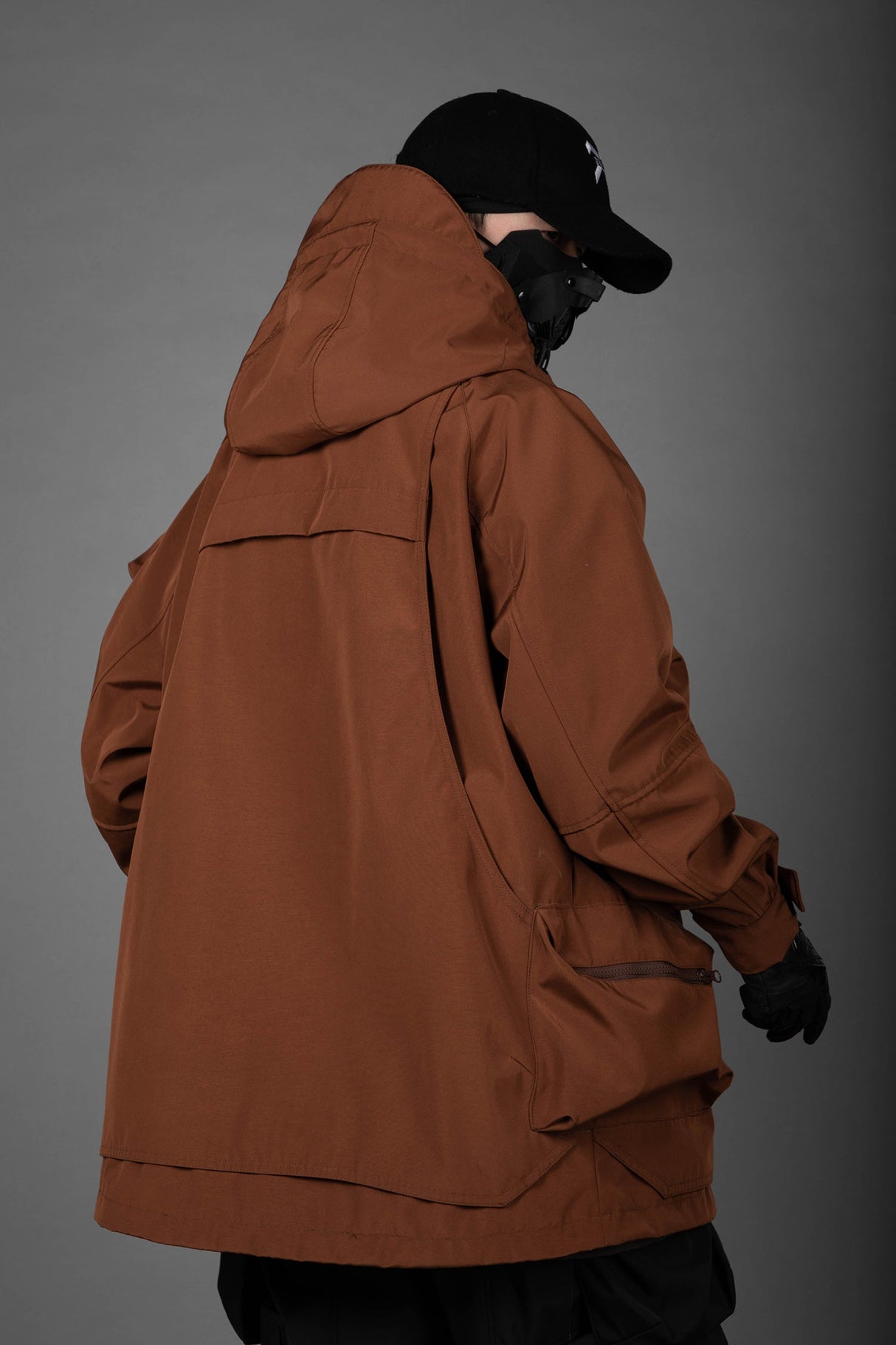 J25 Brown Storage X Tech Jacket from Niepce Inc