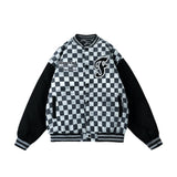 Checkered Winter Bomber Jacket from Niepce Inc