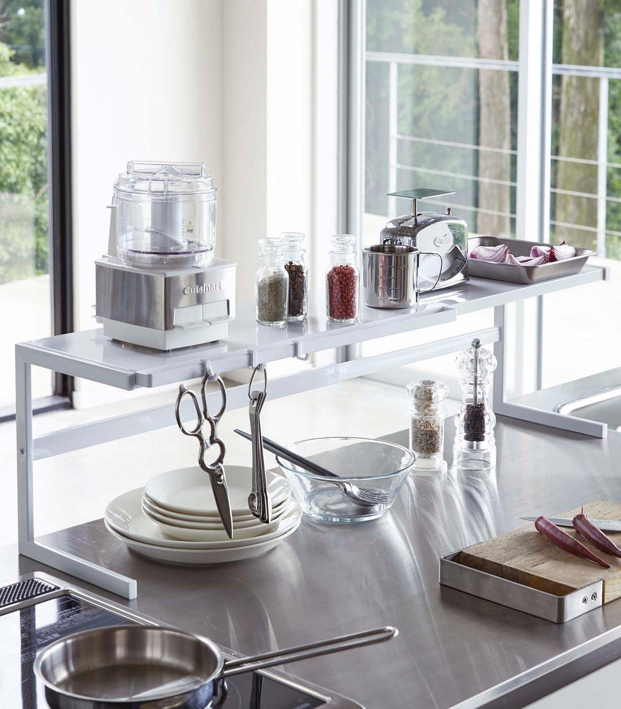 Expandable Countertop Shelf - Steel from Yamazaki Home