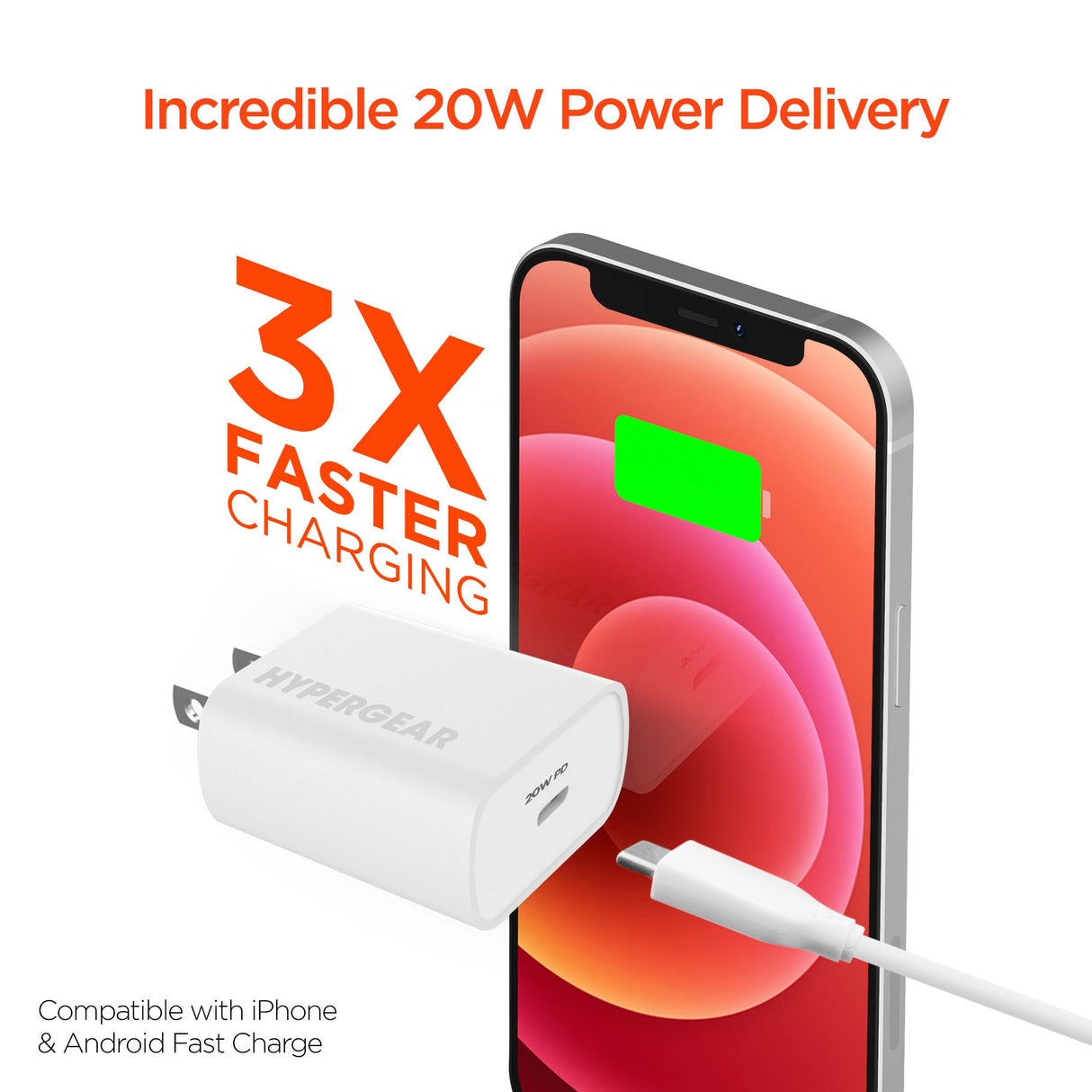 HyperGear 20W USB-C PD Wall Charger from Jupiter Gear Home