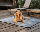 PupProtector™ Summer Short Fur Waterproof Throw Blanket - Charcoal Grey from Paw.com