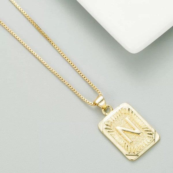 Classy Pendant Talia Initial Gold Letter Necklace from My Pampered Life Seattle