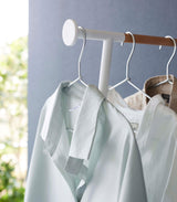 Leaning Clothes Hanger (64" H)  - Steel + Wood from Yamazaki Home