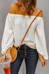 All-Occasion White Off-Shoulder Top from MsDressly