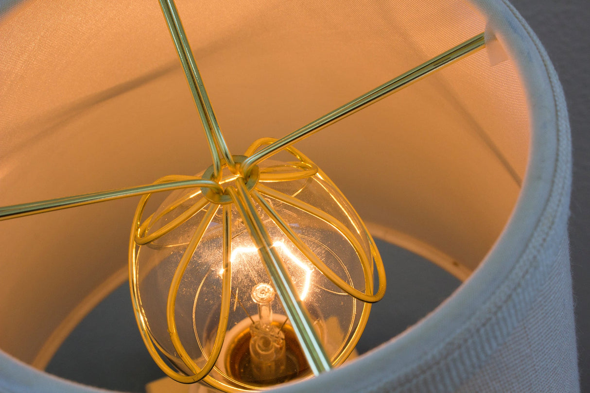 Empire Linen 8"W x 7"H Edison Clip On Lamp Shade Light Oatmeal from LampsUSA