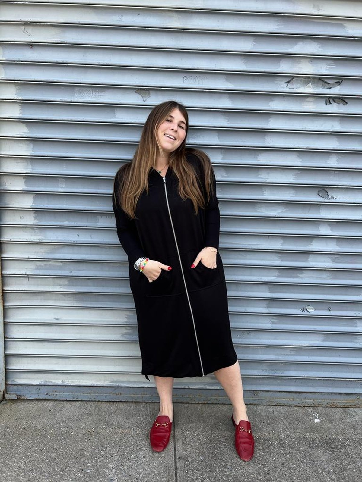 Easy Zip up Dress From Drama NYC Plus